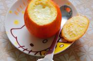 橙子做鸡蛋羹图片（橙子鸡蛋羹怎么蒸出来又嫩又滑）