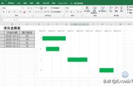 excel版甘特图制作方法（excel甘特图制作其实很简单）