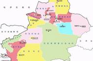 伊犁哈萨克自治州八县一市地图（伊犁州地图县市分布图）