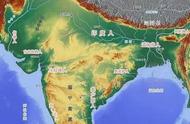印度地图简笔画并标明重要国家（印度地图中文版全图）