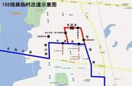 蚌埠155公交车线路图线路（蚌埠公交125路全程路线图）