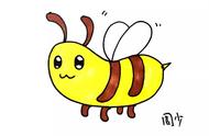 卡通蜜蜂简笔画步骤（如何画蜜蜂简笔画步骤）
