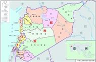叙利亚的位置图（叙利亚控制区地图）