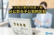 分公司与子公司的区别与联系（分公司与子公司的区别和利弊）