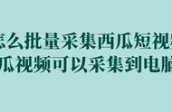 西瓜视频如何保存链接（西瓜视频怎样下载保存不了的视频）