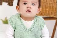 3-6个月宝宝马甲编织图解（0-1岁婴儿马甲编织教程 简单）