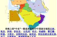中东地区有哪些国家（世界中东地图中文版）