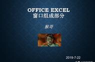 excel应用程序窗口由哪几部分组成（excel的软件主界面由哪几部分组成）