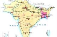 印度河和恒河地图（恒河三角洲地图）
