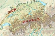 阿尔卑斯山脉纬度图（阿尔卑斯山脉在地图哪里）