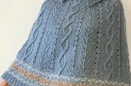 女士斗篷衫织法（带袖子斗篷的织法和图解）