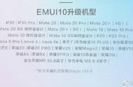 emui10的华为机型（华为emui10适配机型名单）