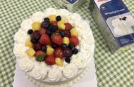 生日蛋糕简单做法水果（自制生日蛋糕全水果的超简单做法）
