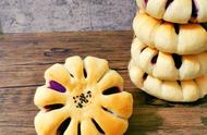 紫薯面包的做法和图片（紫薯面包子的家常做法）