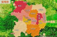 陕西宝鸡各区划分地图（北京市各区划分地图）