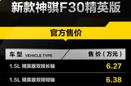 长安神骐f30最新消息（长安凯程神骐f30什么时候上市）