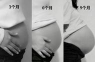 孕妇三个月肚子照片（孕妇三个月肚子胀难受）