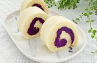 紫薯果酱蛋糕卷的做法（紫薯大理石蛋糕卷的做法）