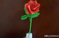 一岁小孩折的最简单的玫瑰花（一岁小孩折的最简单的花朵）