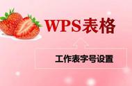 wps表格统一字体大小、表格颜色都不一样（wps表格字体全部大小怎么调）