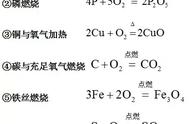 九年级上册化学式大全（九年级上册化学式全部）