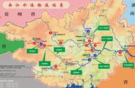 广西西江水系图（广西水路地图全图）