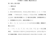 小学数学知识点归纳全部（小学数学知识点汇总归纳可打印）