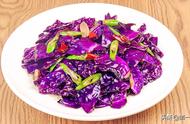 紫包菜的切法图片（紫包菜怎么切做沙拉）