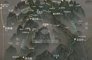 黄山三维立体地形图（黄山3d地形地图）