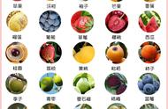 水果营养一览表（水果功效一览表）