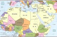 中东全部国家地图（中东包括哪些国家地图）
