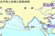海上丝绸之路全程线路图（海上丝绸之路路线经过）