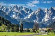 阿尔卑斯山天然景观图片（阿尔卑斯山原始森林公园图片）