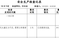 常见家庭安全隐患排查记录表（家庭安全隐患记录表）