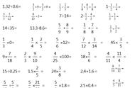 五年级数学脱式计算题1000道上册（六年级脱式计算100道带答案）