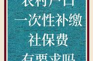 农村户口社保怎样补缴（农村社保补缴新规）