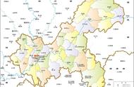 重庆市区地图高清版（重庆主城山脉分布图）