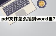word不能导入pdf（word保存没有pdf）
