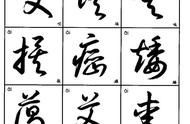 毛笔行草书法5000常用字（书法行草必练100个字）