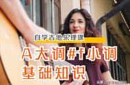 a大调音阶吉他（c大调音阶的吉他图片）