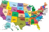 美国六大地理分区（美国地理位置示意图）