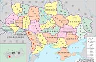 乌克兰在世界地图上多大（乌克兰地图和中国一样大吗）