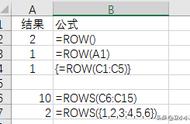 excel row函数怎么用（如何使用excel中的row函数）