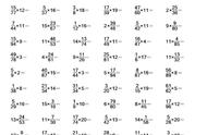 二十道六年级数学计算题带答案（六年级数学计算题200道答案及过程）