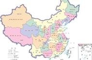 全国区域划分6个大区（中国版图高清版大图）