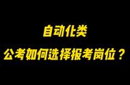 自动化专业考公务员（自动化报考哪类公务员）