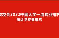 统计学专业大学排名2022最新排名（所有大学的统计学专业排名）