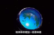 地球表面积扩大10倍（地球变大130万倍表面积会多少）