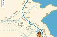 京杭大运河地图全图（中国地图高清版大图）