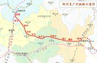 柳广铁路详细路线图（柳广铁路最新规划线路图）